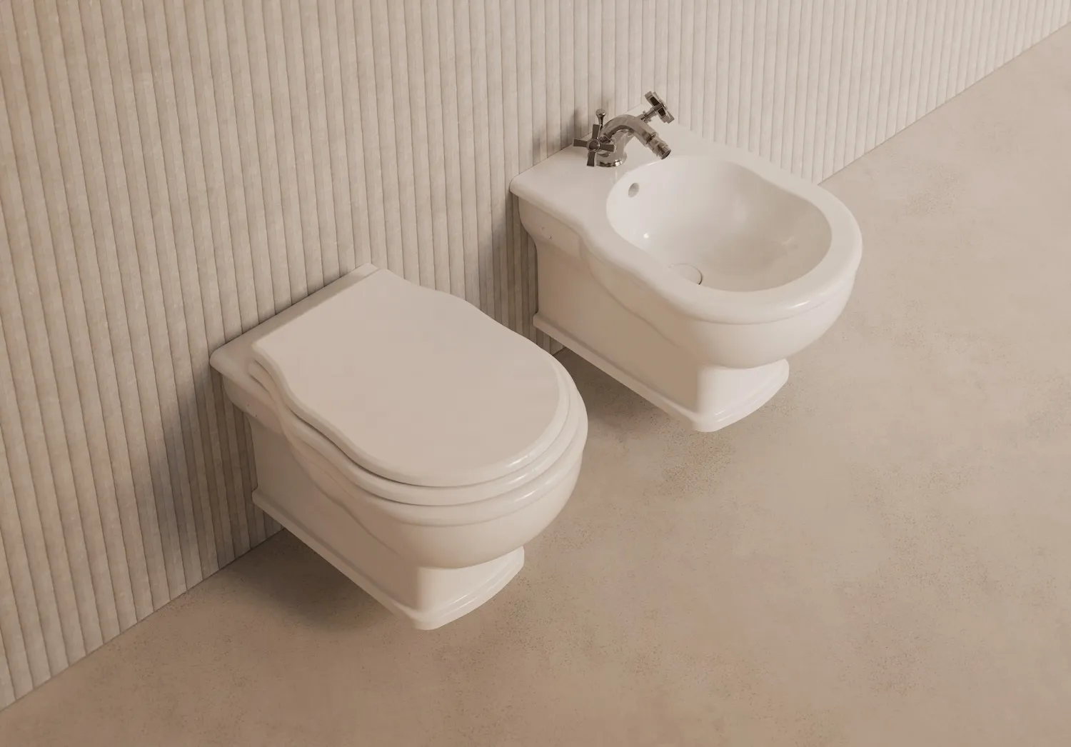 Boheme wall-hung sanitaryware alternate view