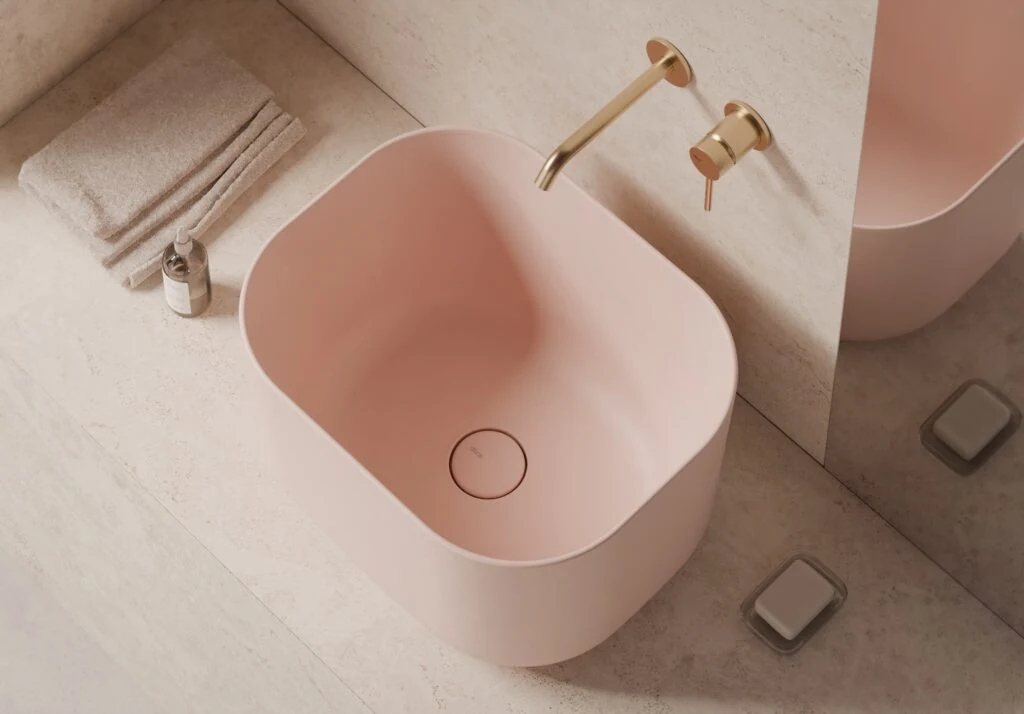 Unica Rectangular Washbasin 50 × 40 H30 product image, alternate view
