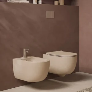 Unica Wall Hung Bidet 50 product image, main view