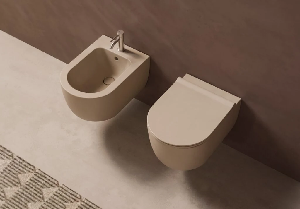 Unica Wall Hung Bidet 50 product image, alternate view